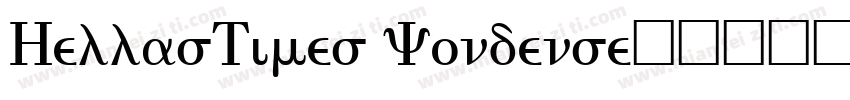 HellasTimes Condense字体转换